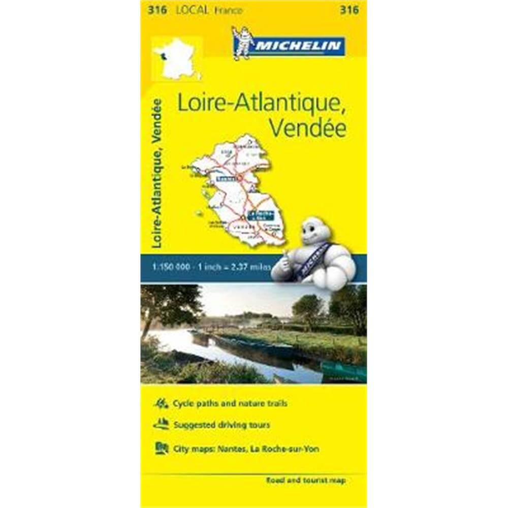 Loire-Atlantique, Vendee - Michelin Local Map 316